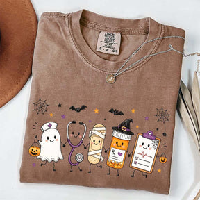 Halloween Nursing Doodle T-Shirt