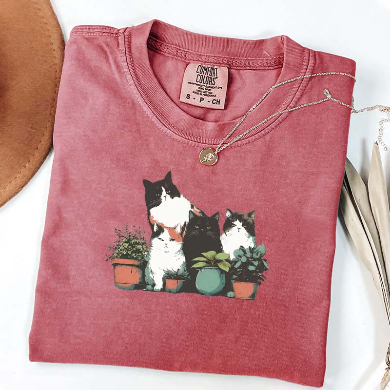 Salty Cats and Plants T-Shirt