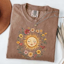 Retro Sunflower Summer Vibes T-Shirt