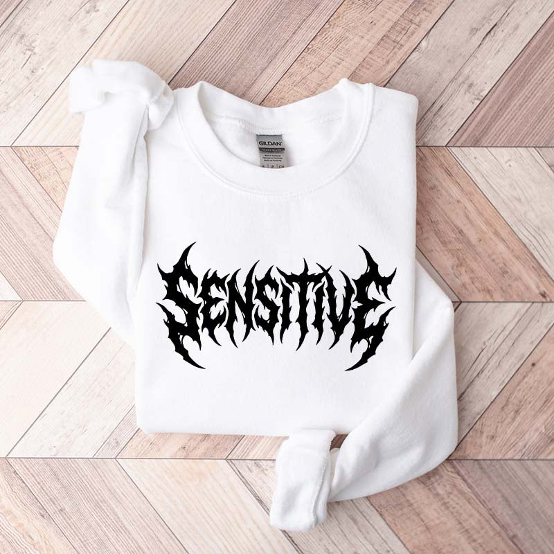 Sensitive Feminist Workout Retro Sweatshirt