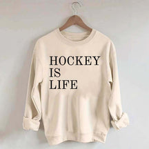 Hockey Is Life Minimalist Sweatshirt