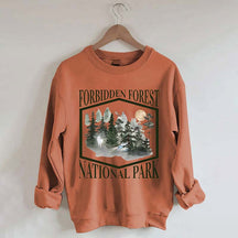 Retro Funny Forbidden Forest National Park Wizarding World Sweatshirt