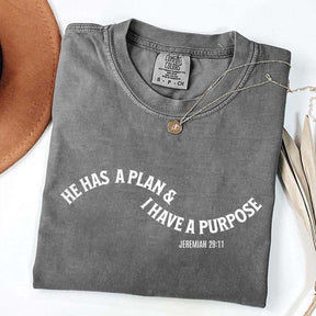 He Has a Plan I Have A Purpose T-Shirt