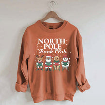 Retro Christmas Bookish Sweatshirt