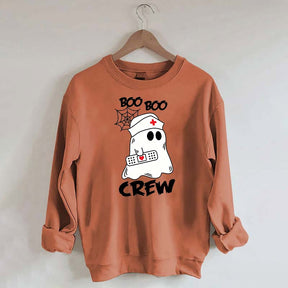 Cute Halloween Boo Crew Nurse Sweatshirt