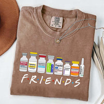Nurse Friends Propofol CRNA Medical Critical Care T-Shirt