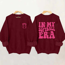 Personalized In My Softball Era Sweatshirt