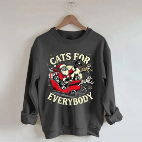 Christmas Cats For Everybody Sweatshirt