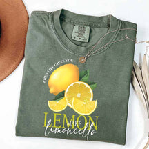 When Life Gives You Lemon Make Limoncello T-Shirt