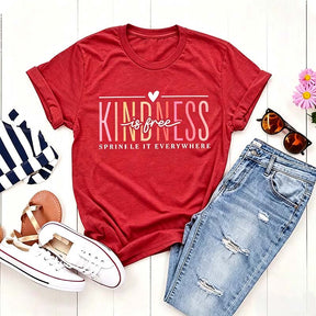 Cute Kindness Is Free Simple T-Shirt