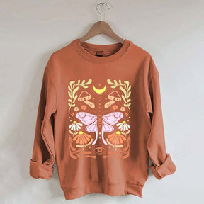 Luna Moth Floral Sweatshirt