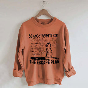 Funny Physics Science Cat Sweatshirt
