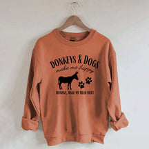Donkey Owner Dog Sweatshirt