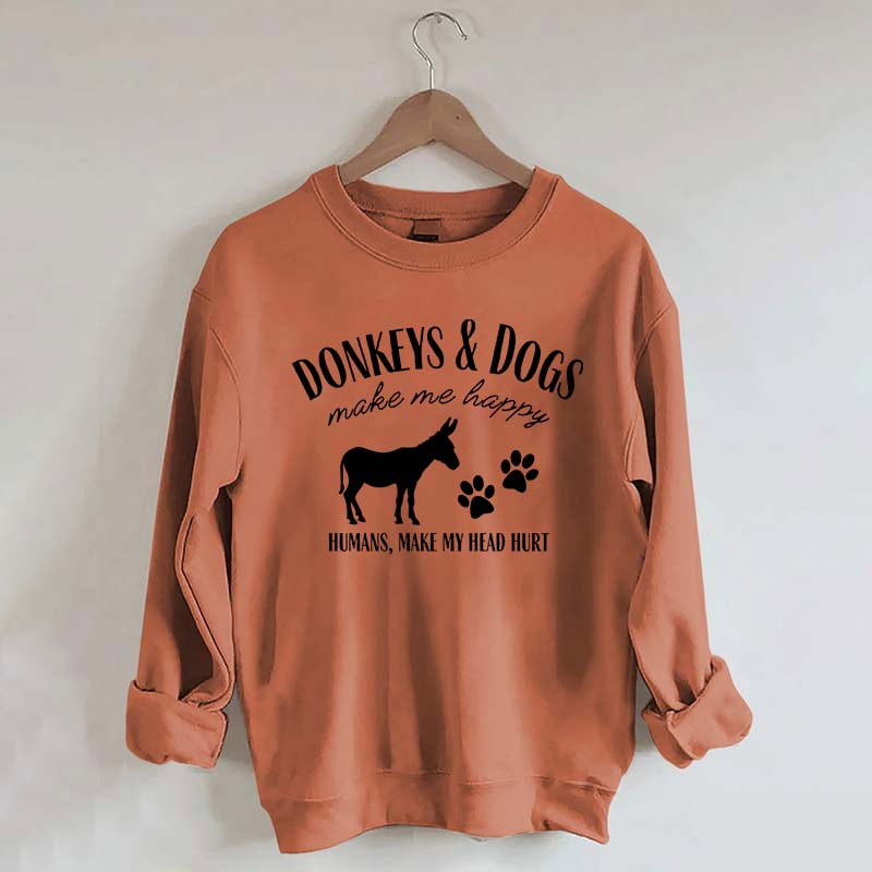 Donkey Owner Dog Sweatshirt