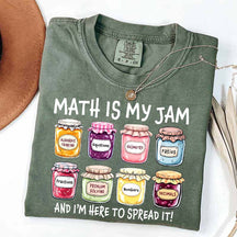 Math is My Jam Mathematician T-Shirt