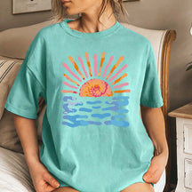 Summer Sun Rays Waves T-Shirt