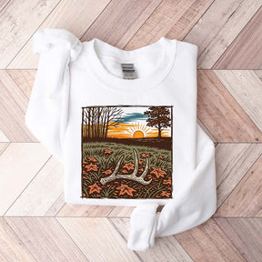 Nature Scene Hunting Season Sweatshirt