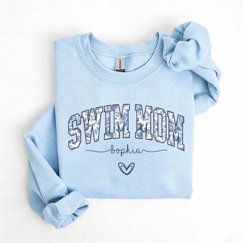 Custom Swim Mom Sweatshirt