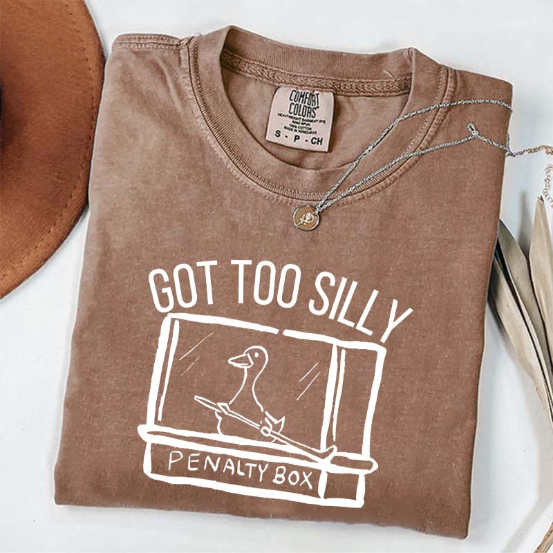 Hockey Got Too Silly Penalty Box T-Shirt