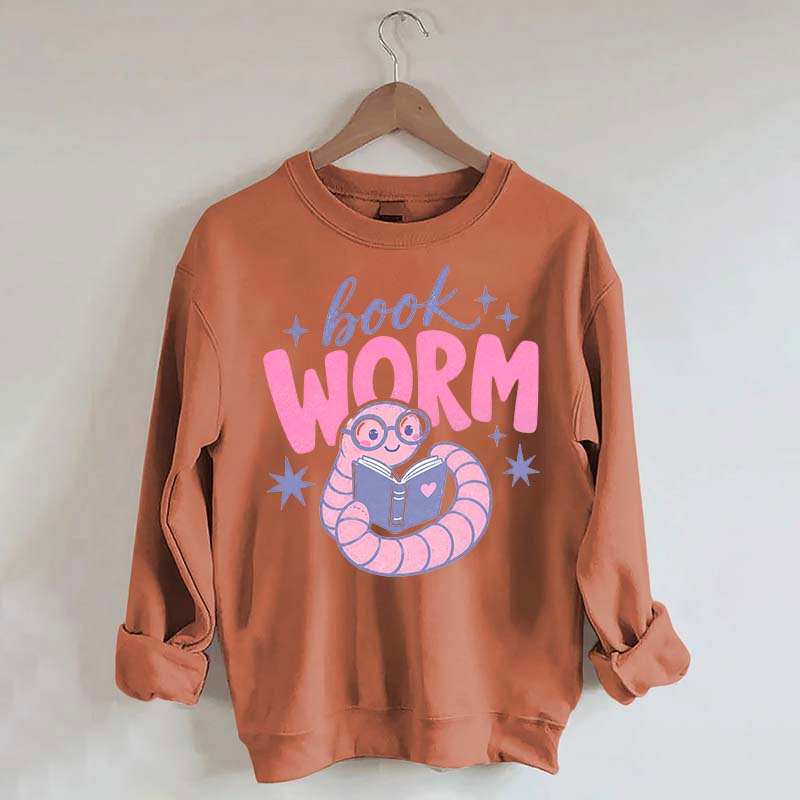 Book Worm Trendy Reading Sweatshirt