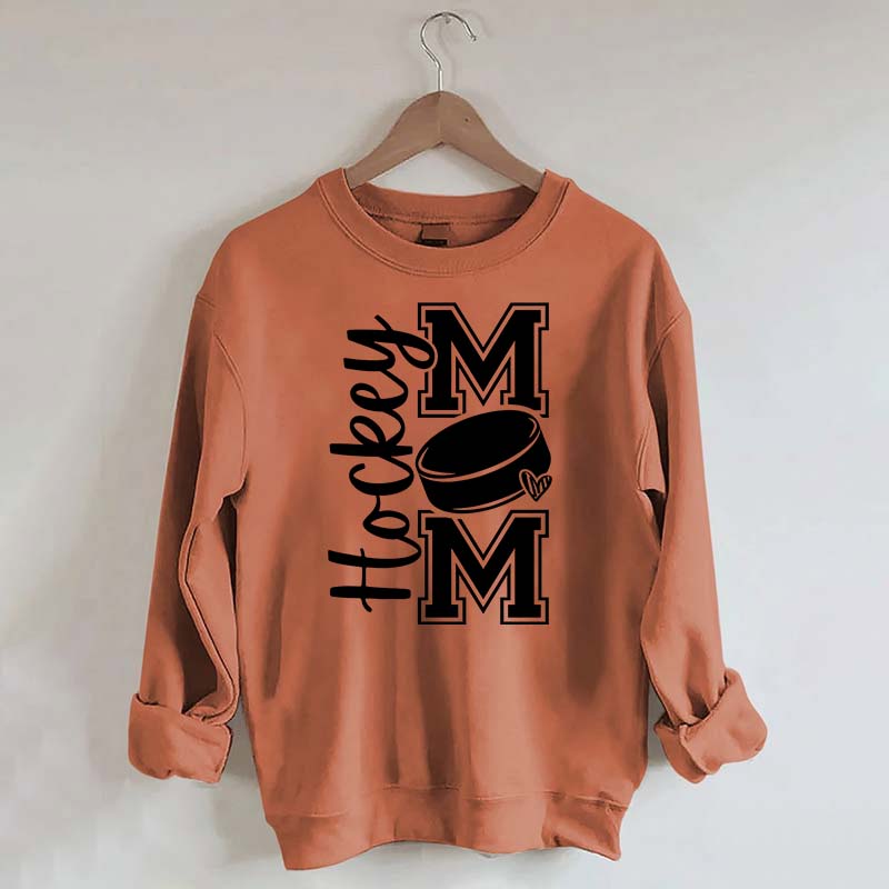 Hockey Mom Heart Simple Sweatshirt
