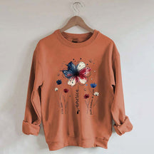 USA 250th Anniversary Floral Sweatshirt