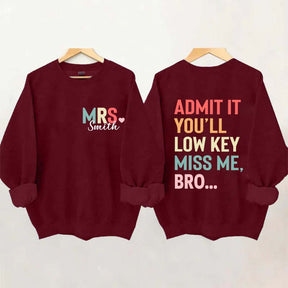 Personalized Funny Teacher Day Sweatshirt