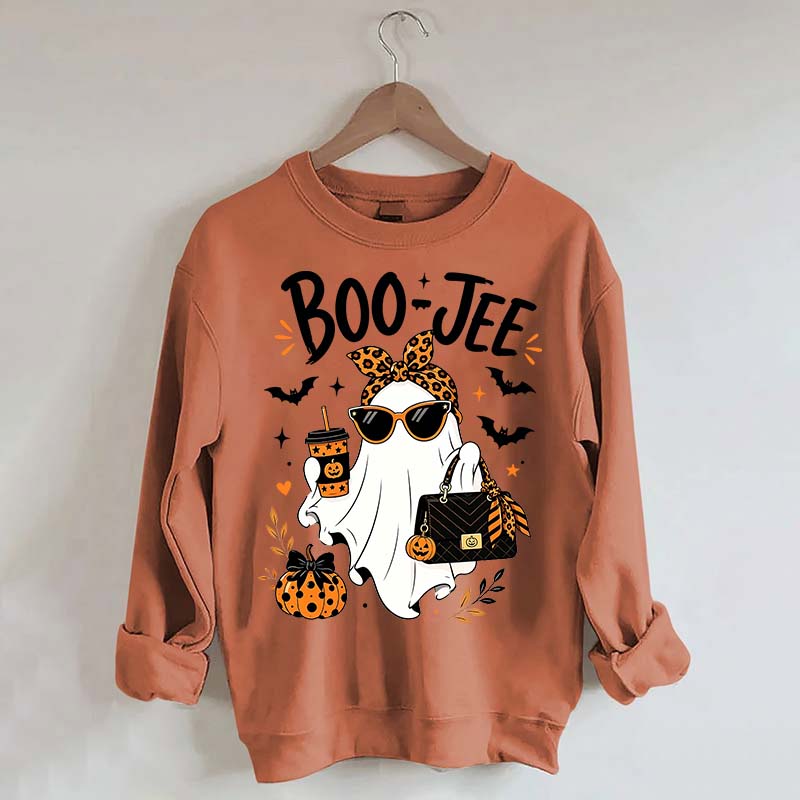 Coquette Ghost Leopard Cute Sweatshirt