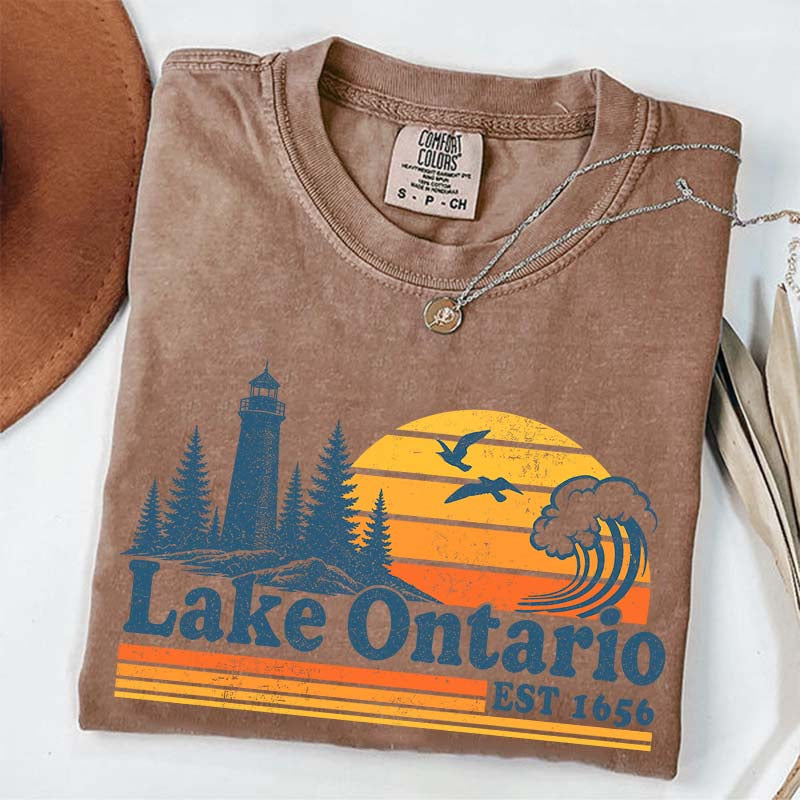 Vintage Lake Ontario Great Lakes T-Shirt