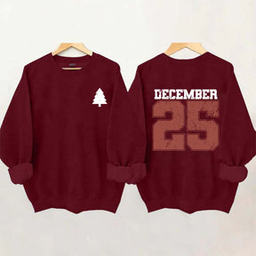 Distressed December 25 Sweatshirt