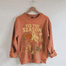 Tis' the Season Pumpkin Ghost Cute Sweatshirt