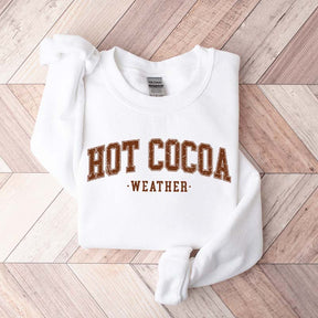 Retro Holiday Season Hot Cocoa Sweatshirt
