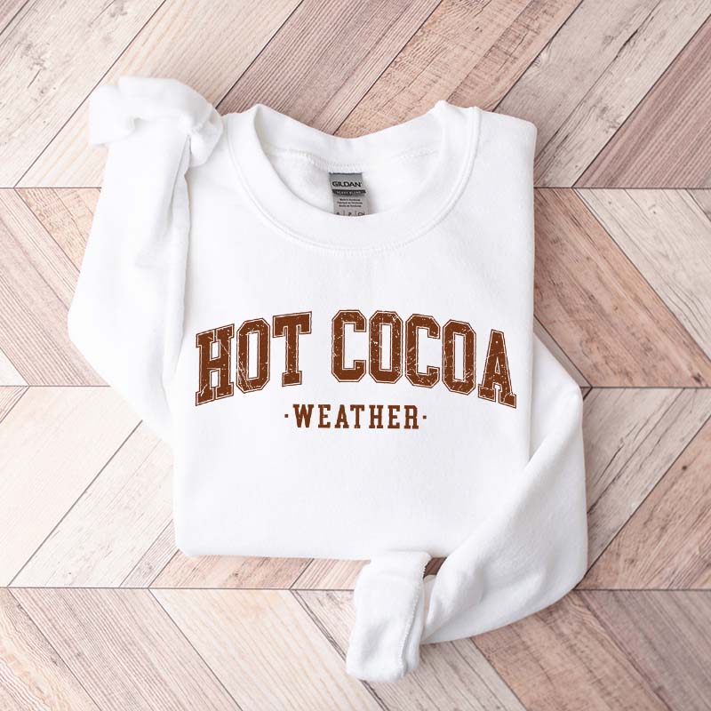 Retro Holiday Season Hot Cocoa Sweatshirt