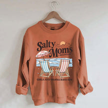 Salty Moms Beach Club Sweatshirt