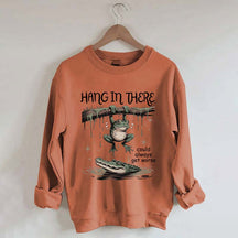 Sassy Frog Hang In There Sweatshirt