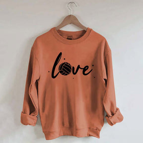 Simple Black Volleyball Journal Lover Sweatshirt