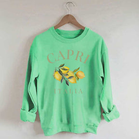 Capri Italia Lemons Amalfi Coast Sweatshirt