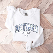 Floral Retired Est 2026 Sweatshirt