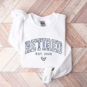 Floral Retired Est 2026 Sweatshirt