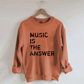 Retro Music is the Answer Sweatshirt