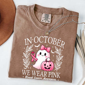 In October We Wear Pink Ghost T-Shirt