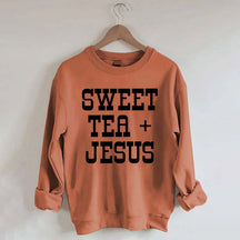 Sweet Tea + Jesus Minimalist Swatshirt