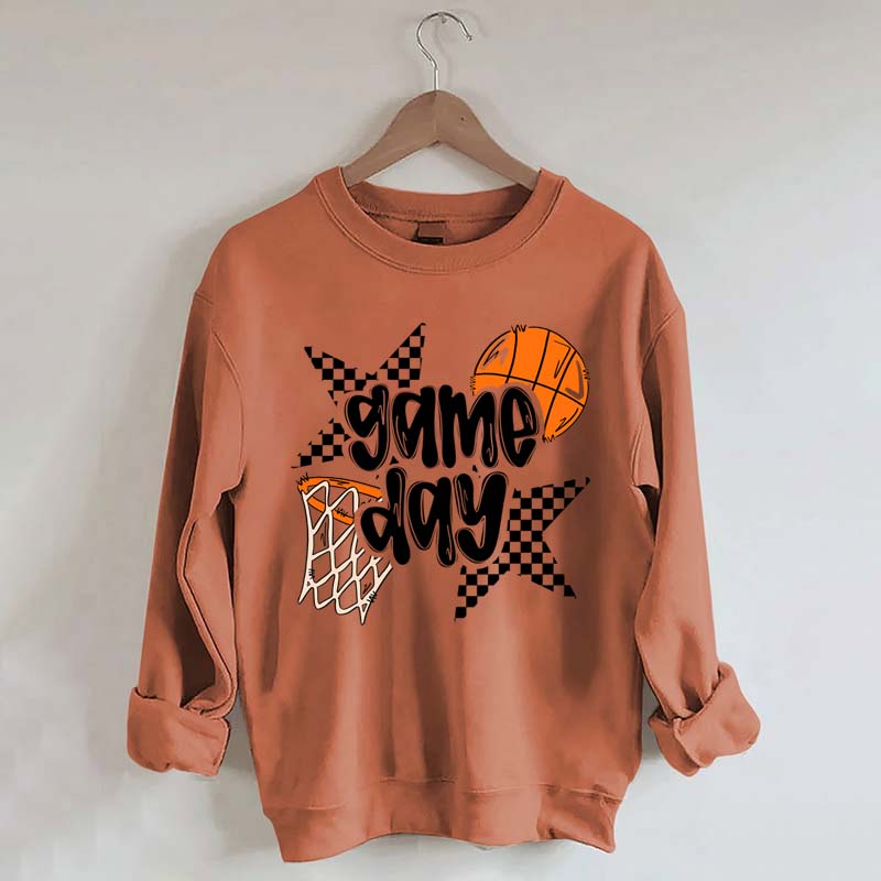 Game Day Basketball Go Team Sweatshirt