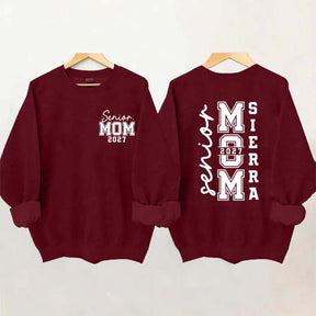 Custom Graduation Senior Mom 2027 Sweatshirt
