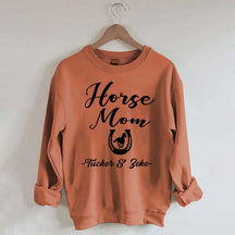 Personalized Horse Mom Equestrian Sweatshirt