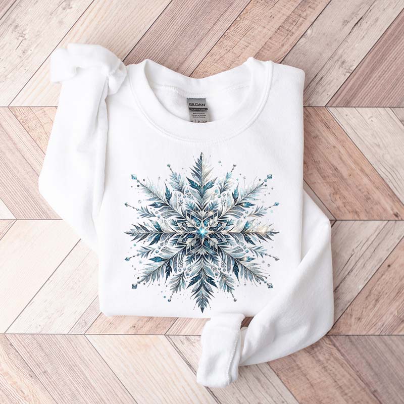 Snowflake Winter Christmas Sweatshirt