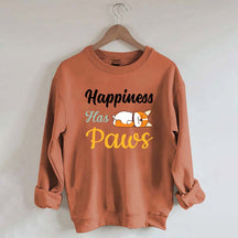 Happiness Has Paws Sweatshirt