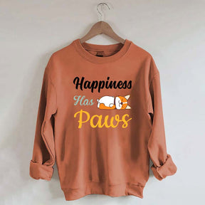 Happiness Has Paws Sweatshirt