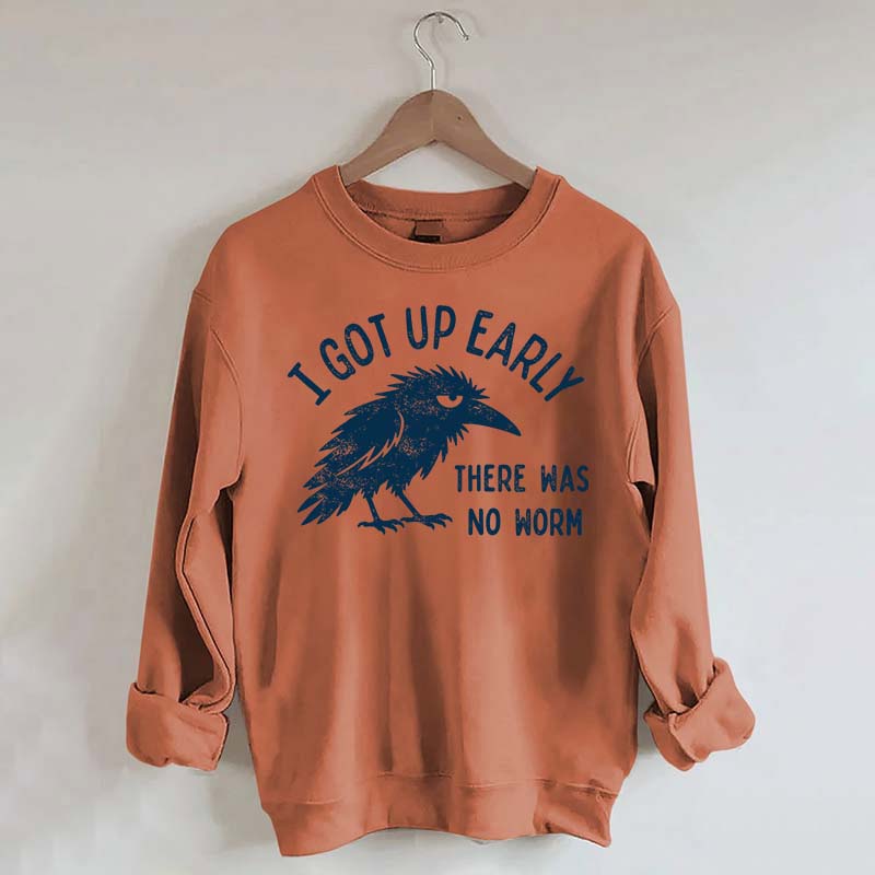 I Got Up Early No Worm Bird Lover Sweatshirt