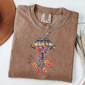 Floral Jellyfish T-Shirt